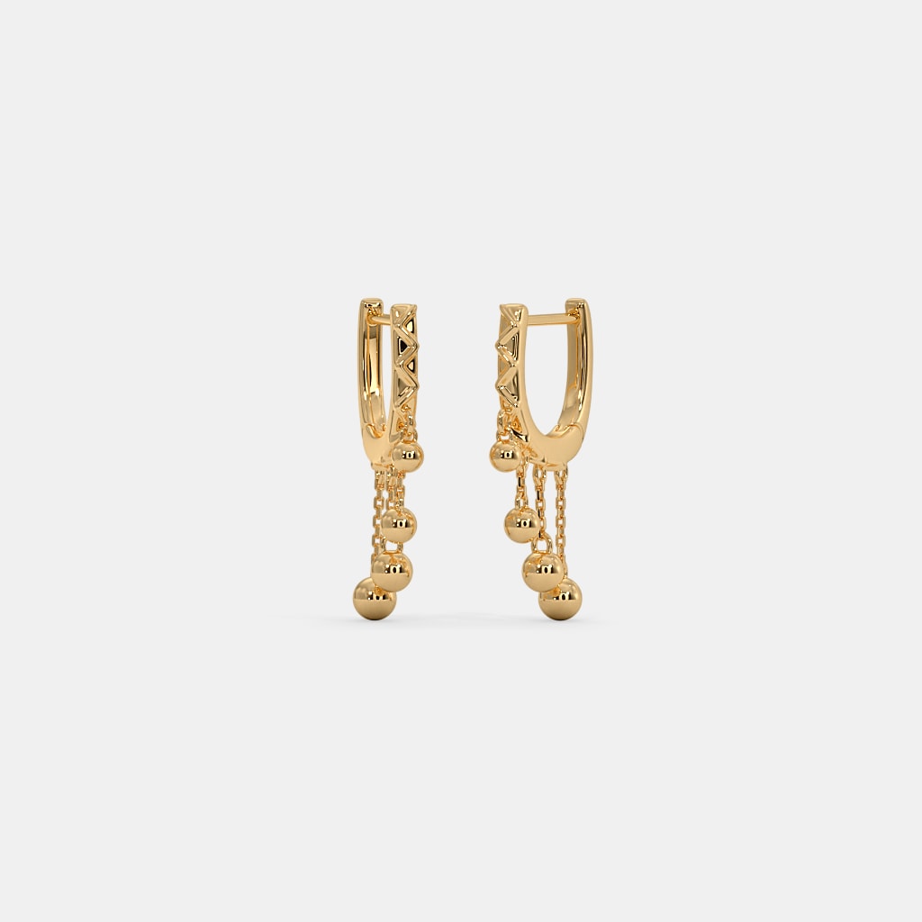 The Orvyn Dangle Hoop Earrings