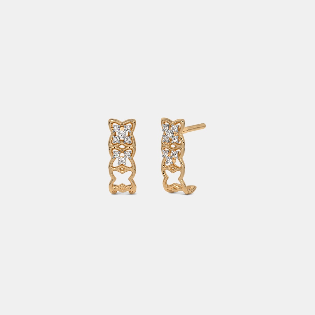 The Starburst J Hoop Earrings