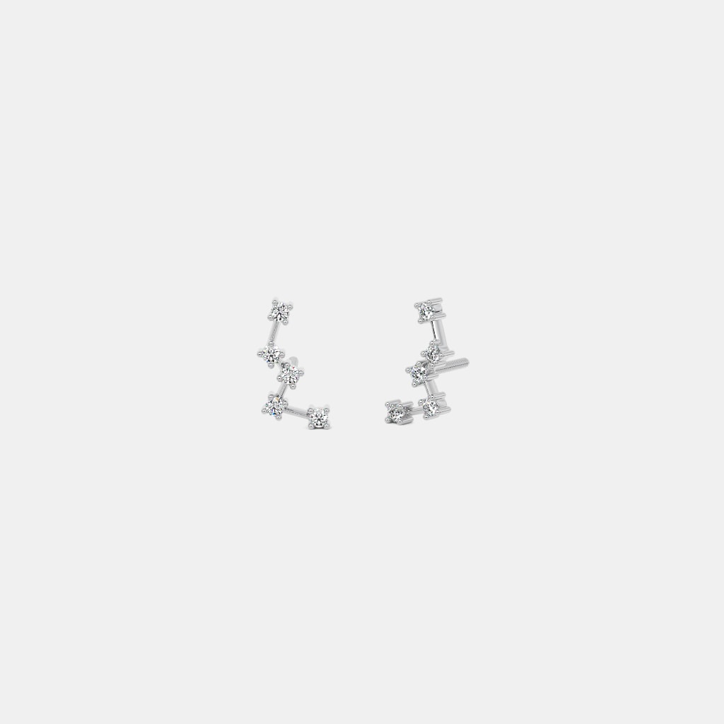 The Cassiopeia Constellation Multi Pierced Stud Earrings