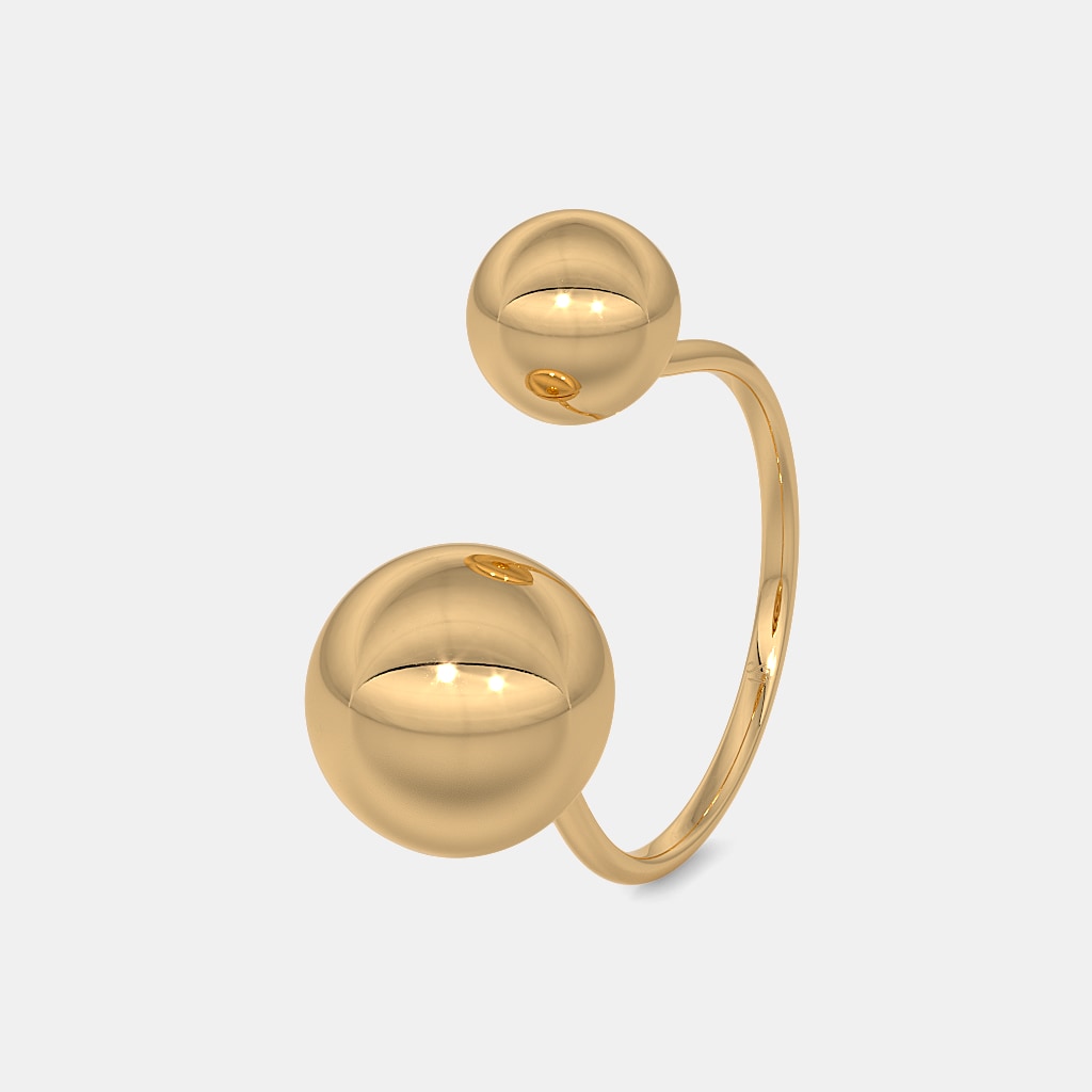 The Sphered Top Open Ring