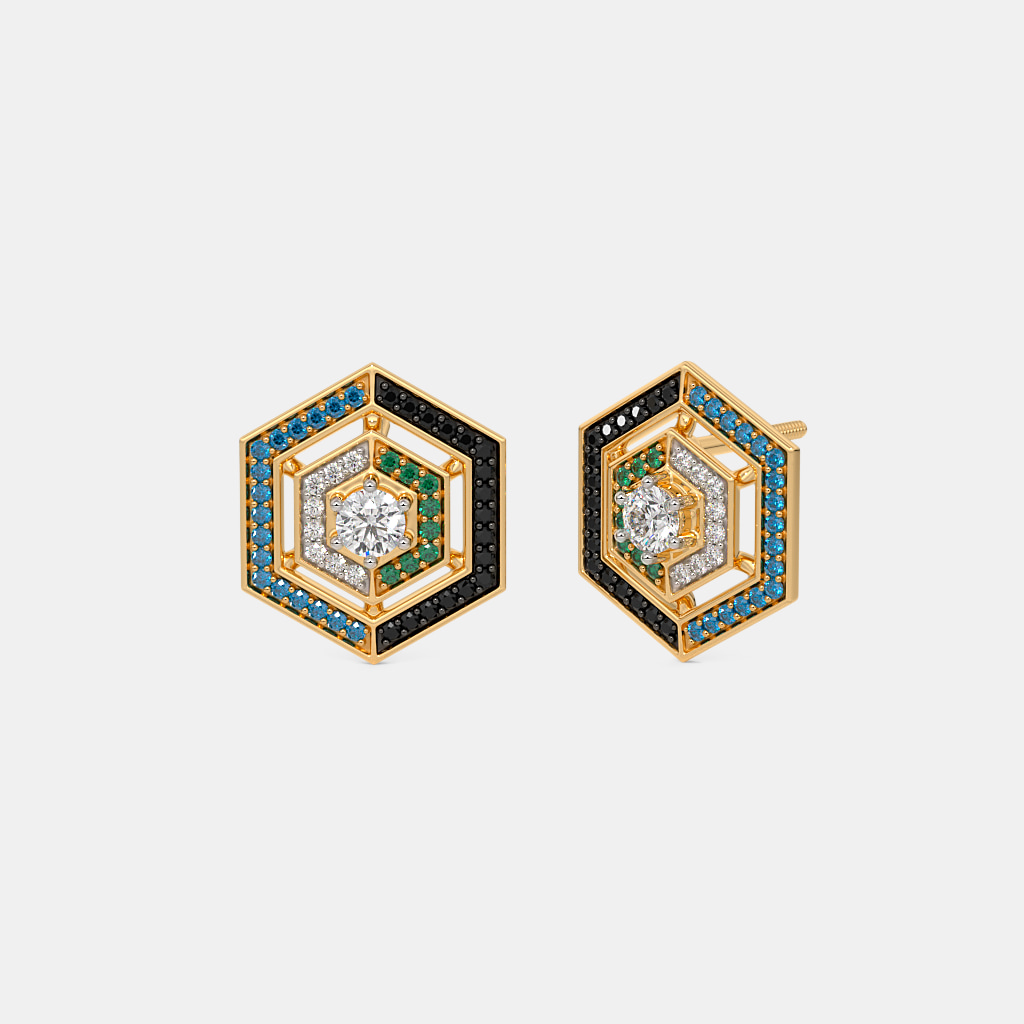 The Verissimo Solitaire Stud Earrings