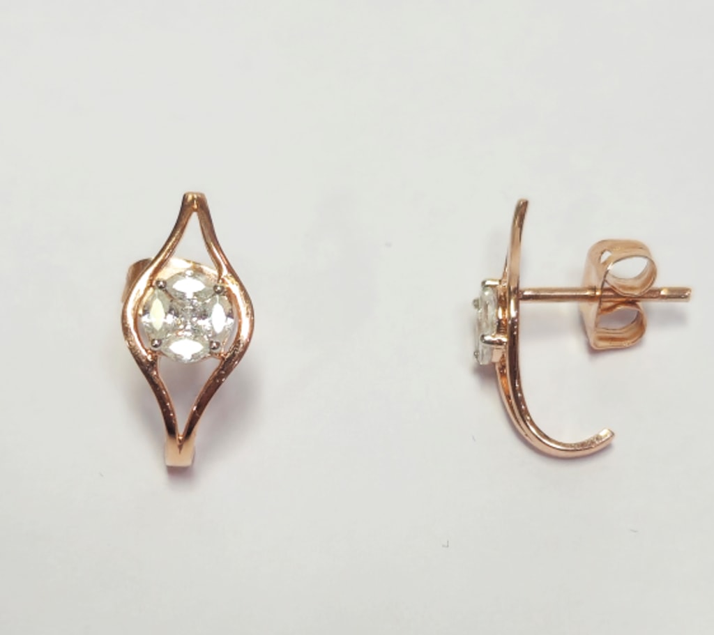 The Glistening J Hoops Earrings