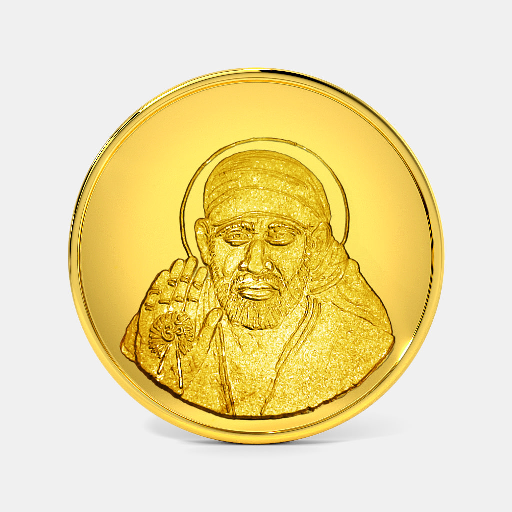 20 gram 24 KT Saibaba Gold Coin