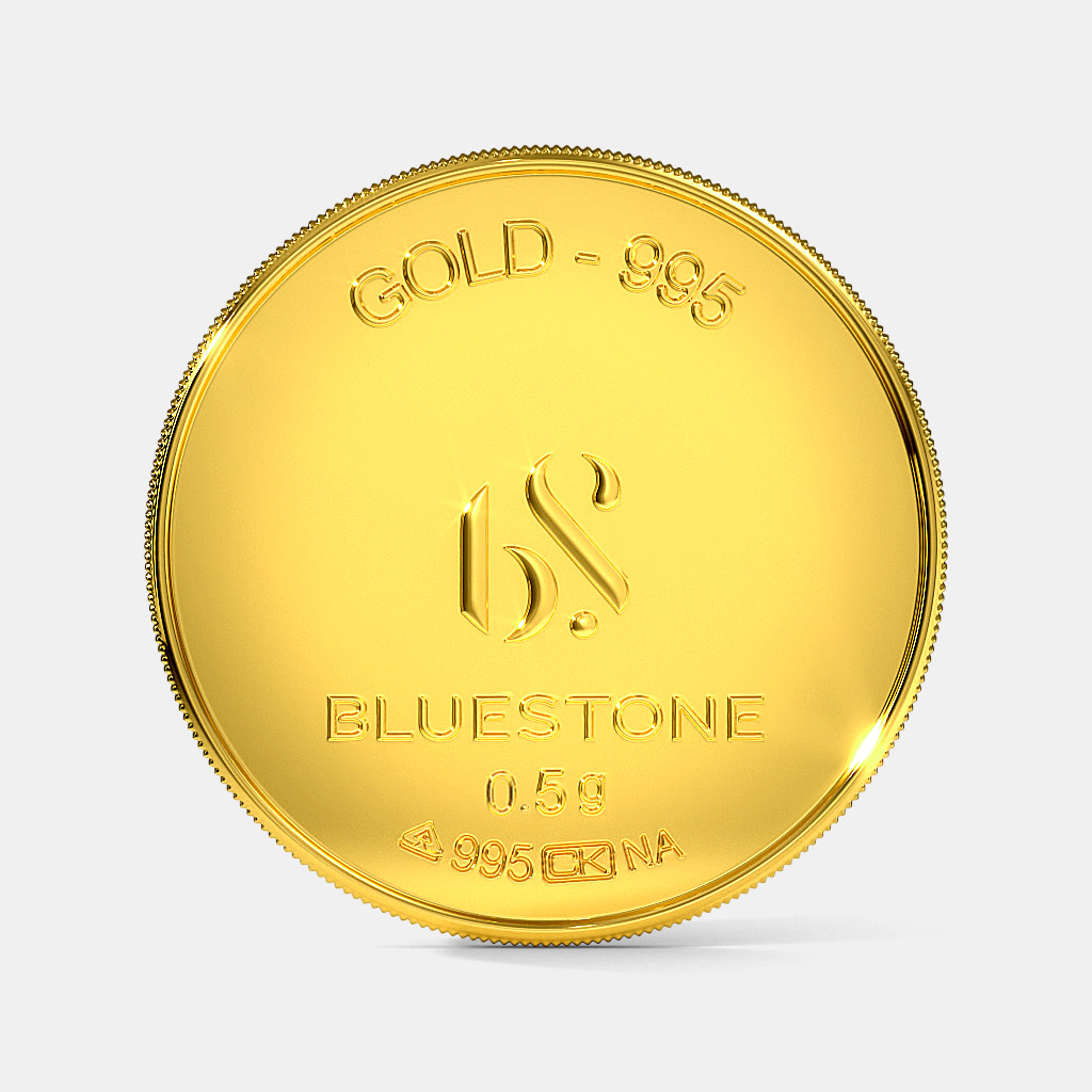 500 milligram 24 KT Gold Coin | BlueStone.com
