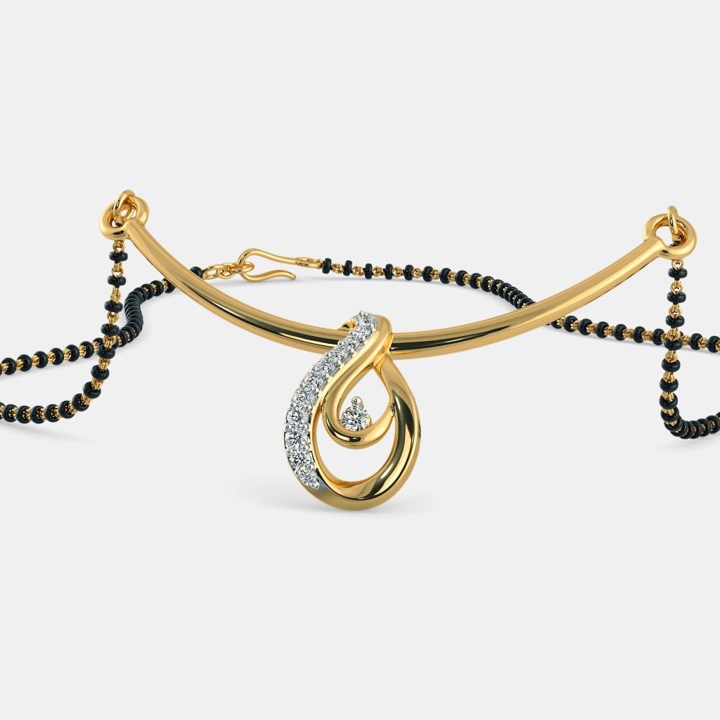 Bluestone mangalsutra deals pendant