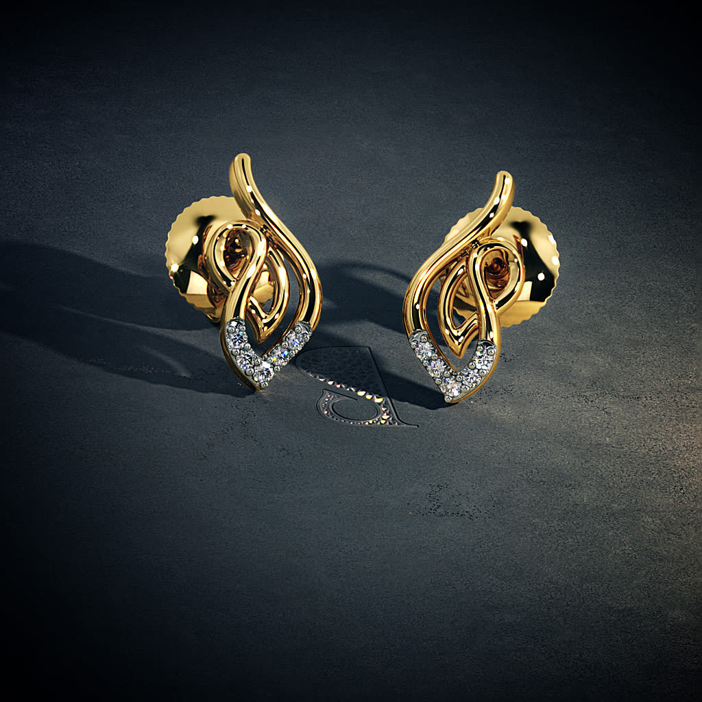 Earring VFJ Traditional  Festive wear Gold Plated alloy  Pearl Earring  Buti ButtiTops Drop 