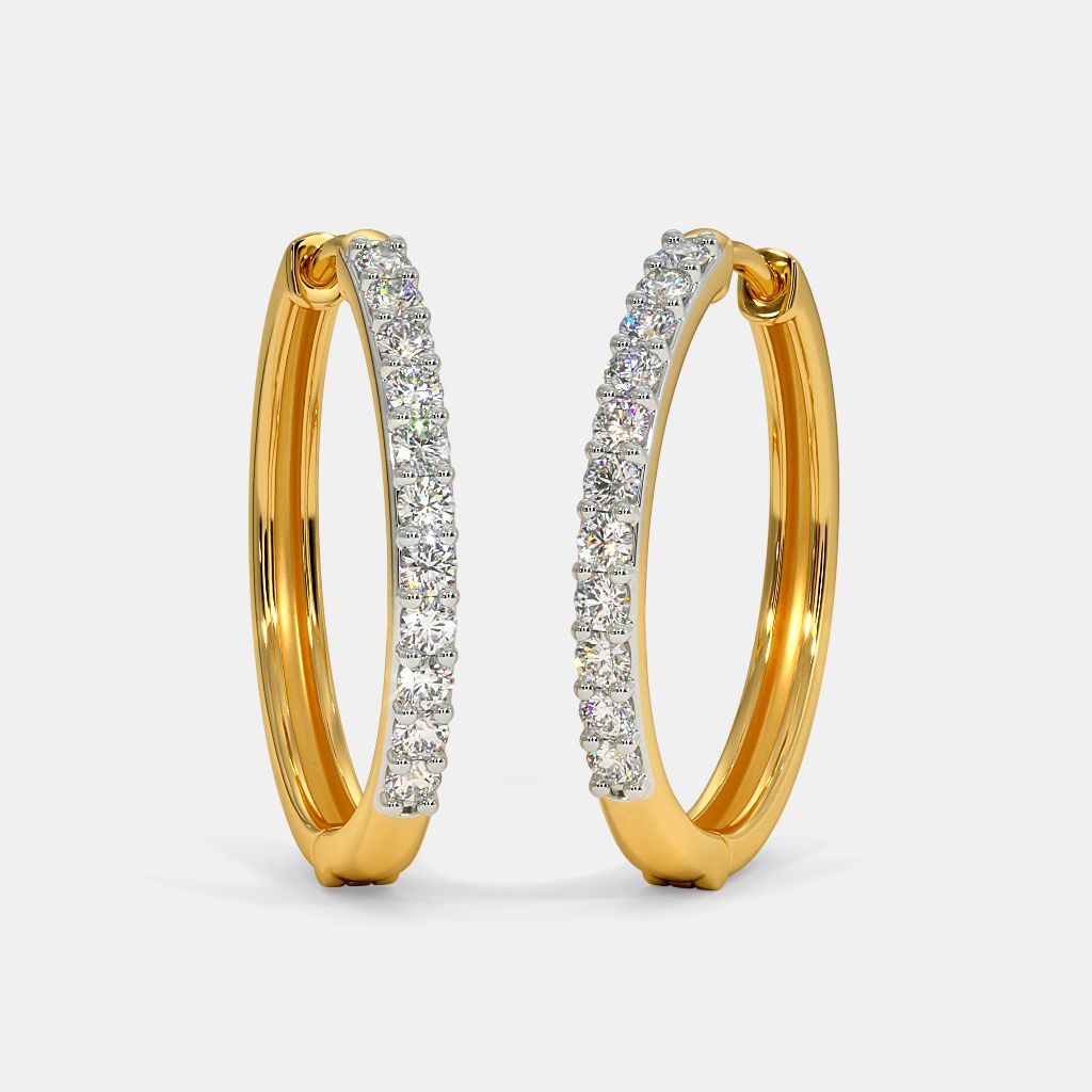 The Yolanda Hoop Earrings BlueStone