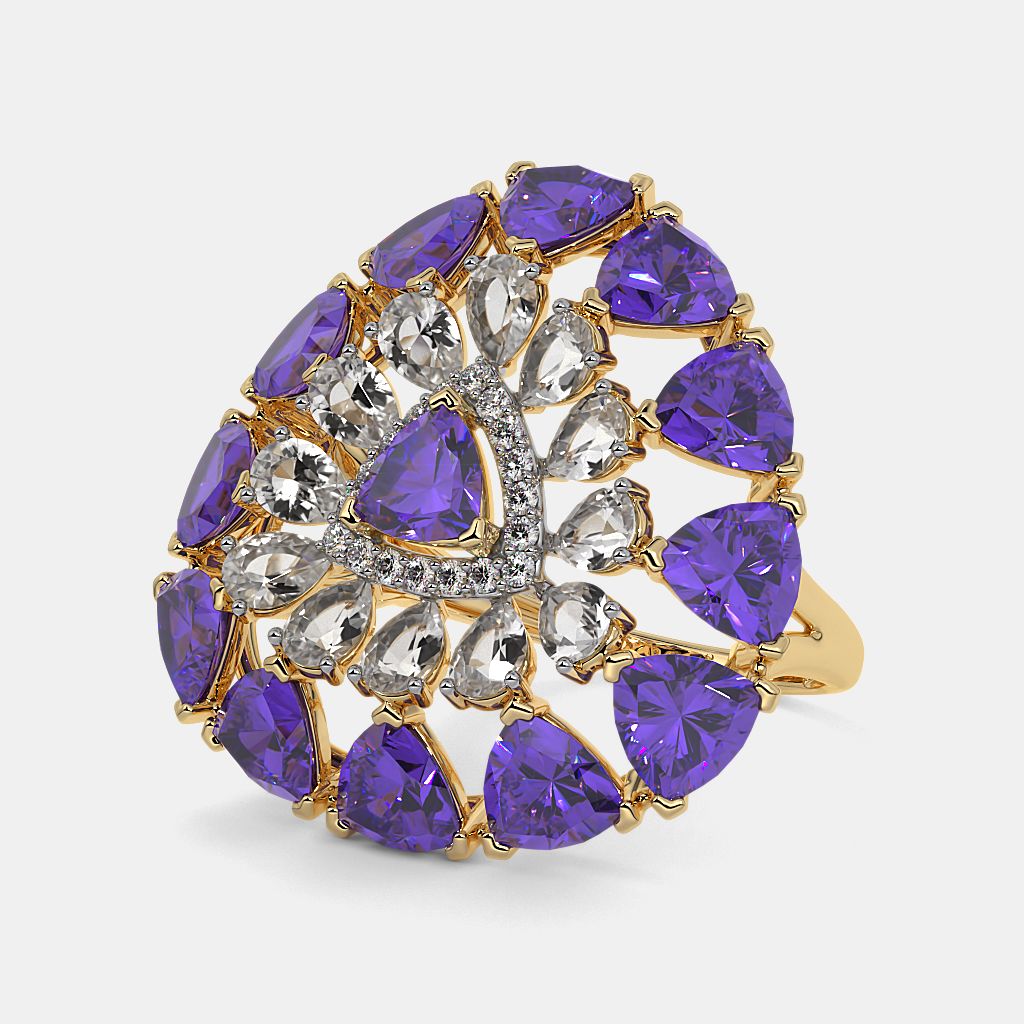 The Samra Cocktail Ring BlueStone