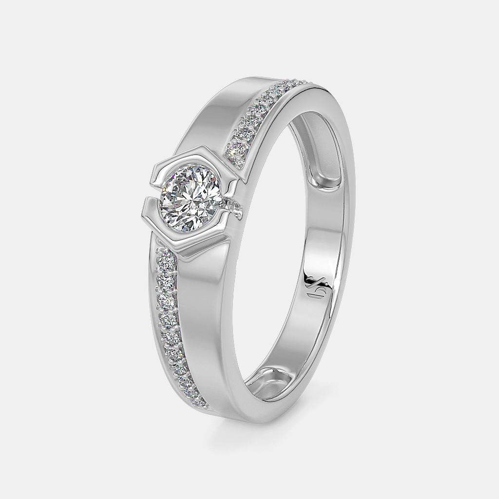 Solitaire ring for him discount