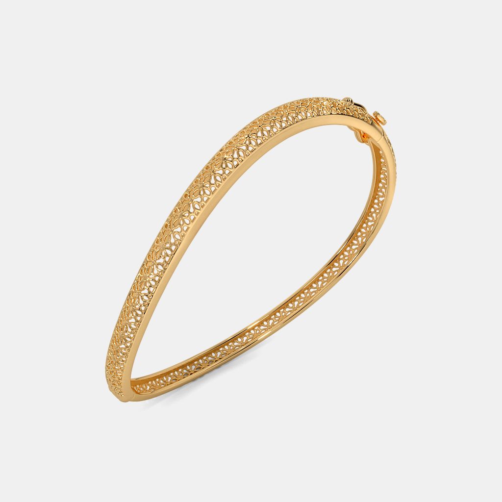 The Sheree Oval Bangle BlueStone