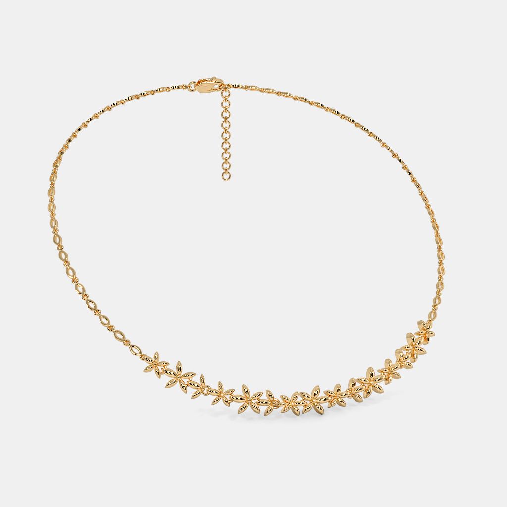 Choker Bluestone Gold Earrings Casabella Gold Polished Light Blue