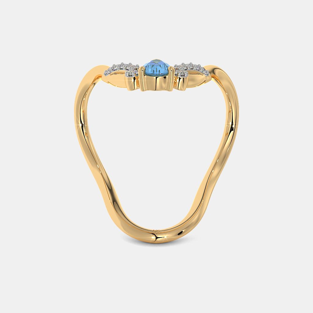 Hirajule blue topaz ring shop