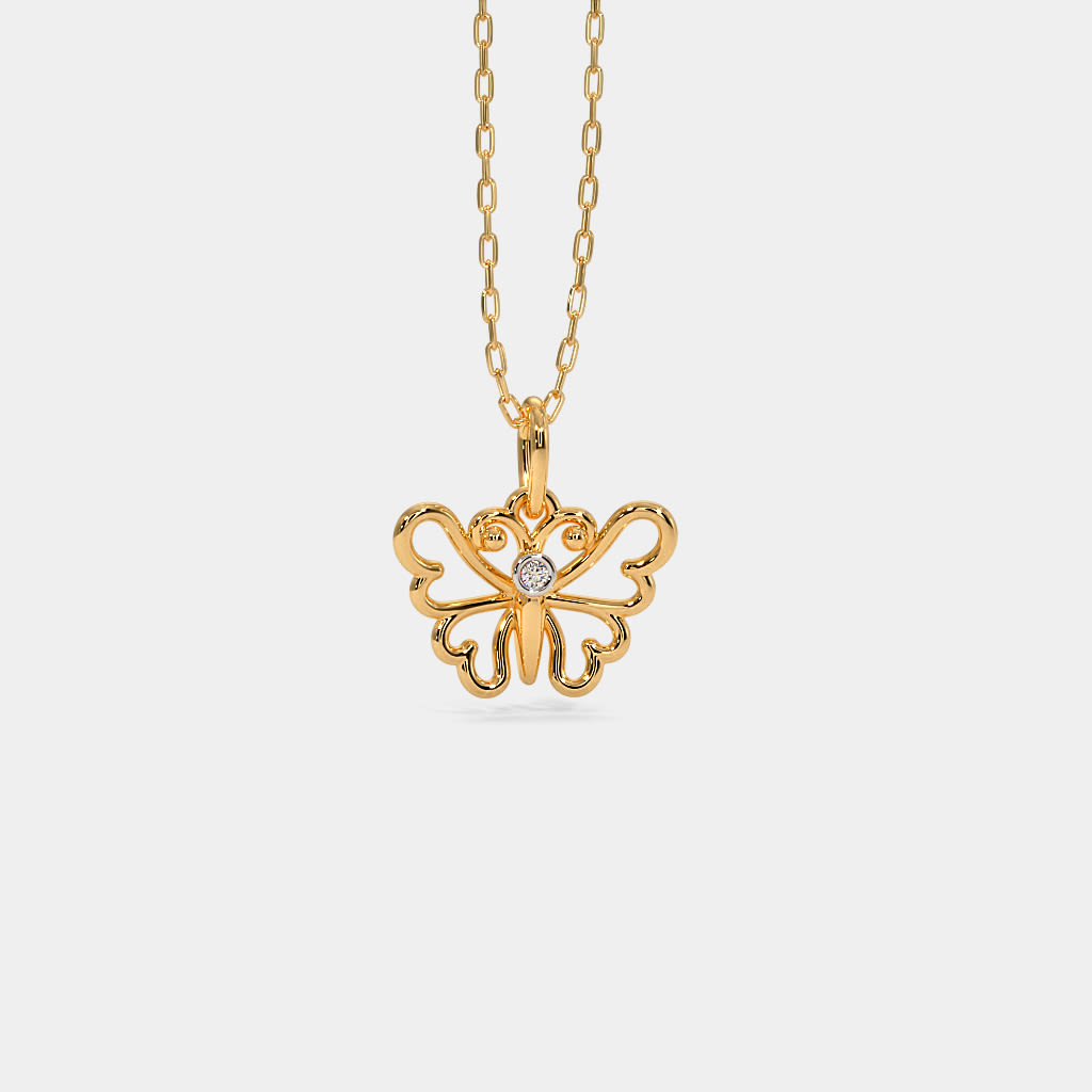 Gold pendant designs on sale for baby girl