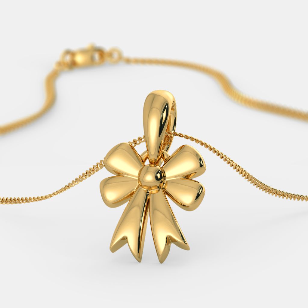 The Lovely Bow Pendant For Kids