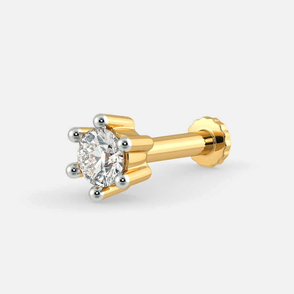The Lobelia Nose Screw BlueStone