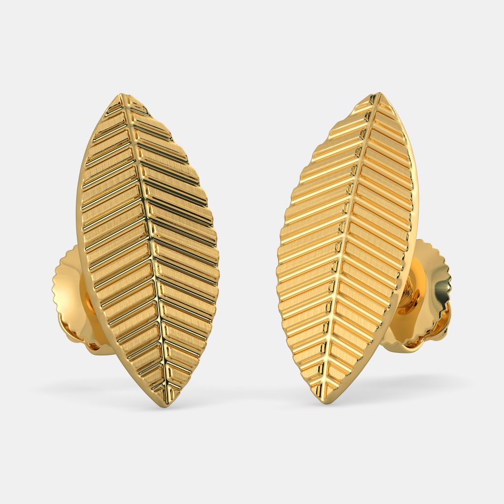 Adairia, Gold Leaf Pearl and Crystal Earrings - Jules Bridal UK