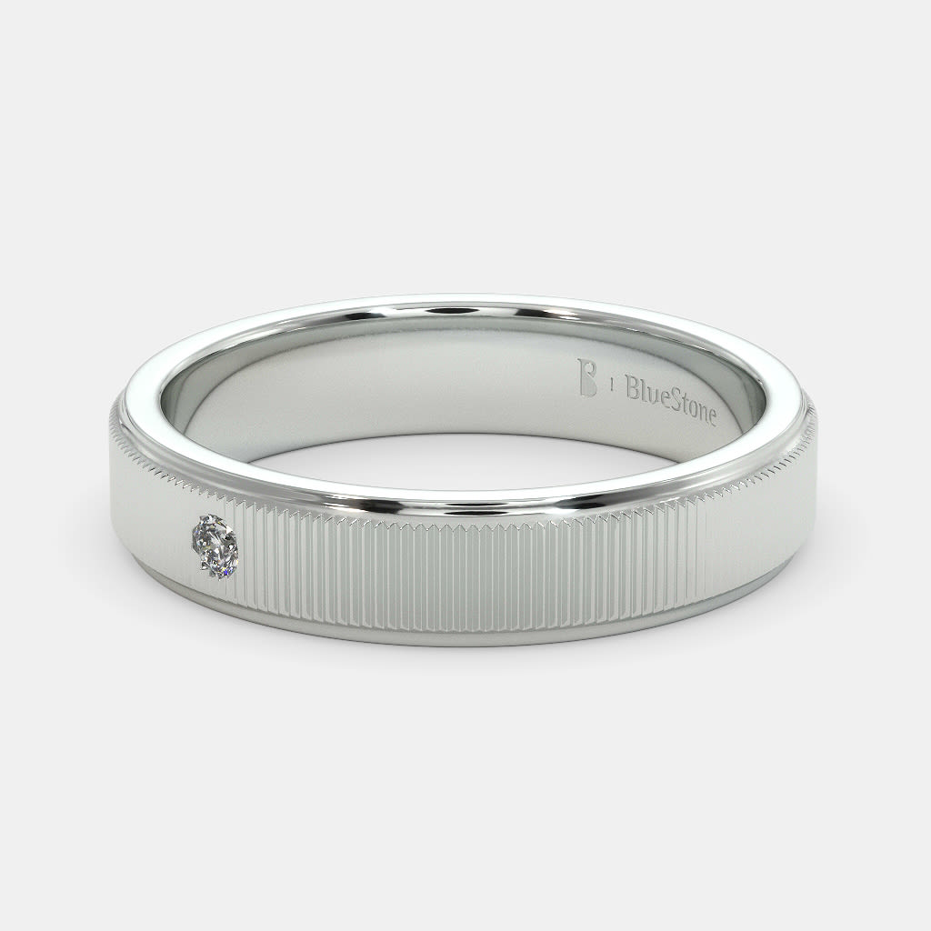 Mens Platinum Radiant Cut Engagement Ring | Christopher Wharton