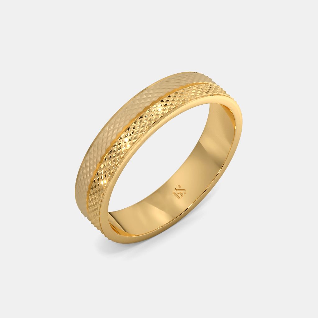 Simple gold sale ring for boy