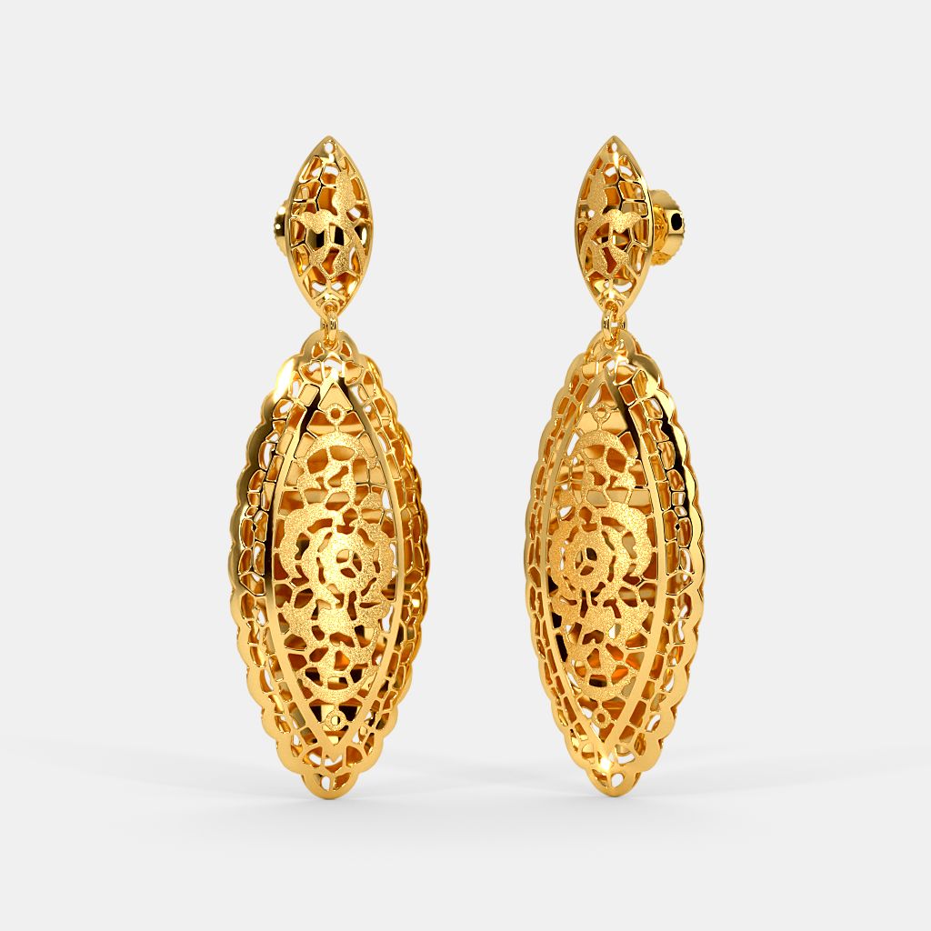 Bluestone 22k cheap gold earrings