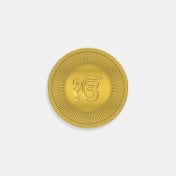 5 gram 24 KT Ek Onkar Gold Coin - thumb 1