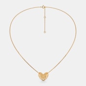 The Inverted Leafy Pendant Necklace - thumb 4