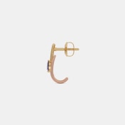 The Seren Marquise J Hoop Earrings - thumb 8