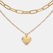 The Lennan Heart Layered Necklace - thumb 4