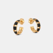 The Quensh J Hoop Earrings - thumb 4