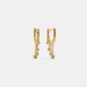 The Orvyn Dangle Hoop Earrings - thumb 1