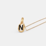 The Glyph N Initial Pendant - thumb 1