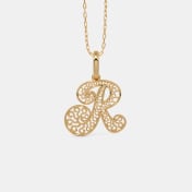 The Avelinc R Initial Pendant - thumb 5