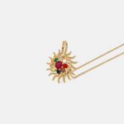 The Flamara Navaratna Pendant - thumb 1