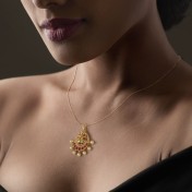 The Vaibhavi Medallion Pendant - thumb 3