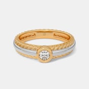 The Benton Solitaire Ring For Him - thumb 4