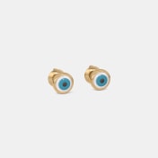 The Golden Arcadia Stud Earrings - thumb 6