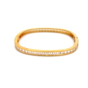 The Dazzle Edge Oval Bangle - thumb 2