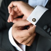 The Nyxia Solitaire Cufflinks - thumb 2