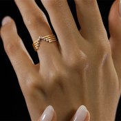 The Anemone Chevron Ring - thumb 4