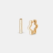 The Nefertari Huggie Earrings - thumb 1