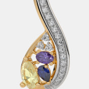 The Zaafa J Hoop Earrings - thumb 3