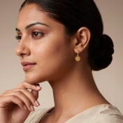 The Aragame J Hoop Earrings - thumb 3