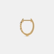 The Sweya Huggie Earrings - thumb 9