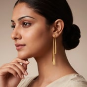 The Vyla Front Back Earrings - thumb 2