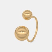 The Sphered Top Open Ring - thumb 1