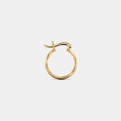 The Arkee Textured Hoop Earrings - thumb 7