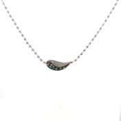 The Whispering Emerald Fold Necklace - thumb 3