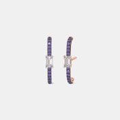 The Twilight Vine Solitaire Earrings - thumb 1