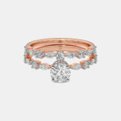 The Lumiere Des Etoiles Bridal Ring Set - thumb 6
