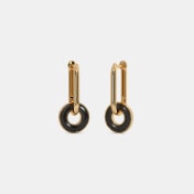 The Jika Dangle Hoop Earrings - thumb 1