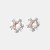 The Luna Shell Stud Earrings - thumb 6